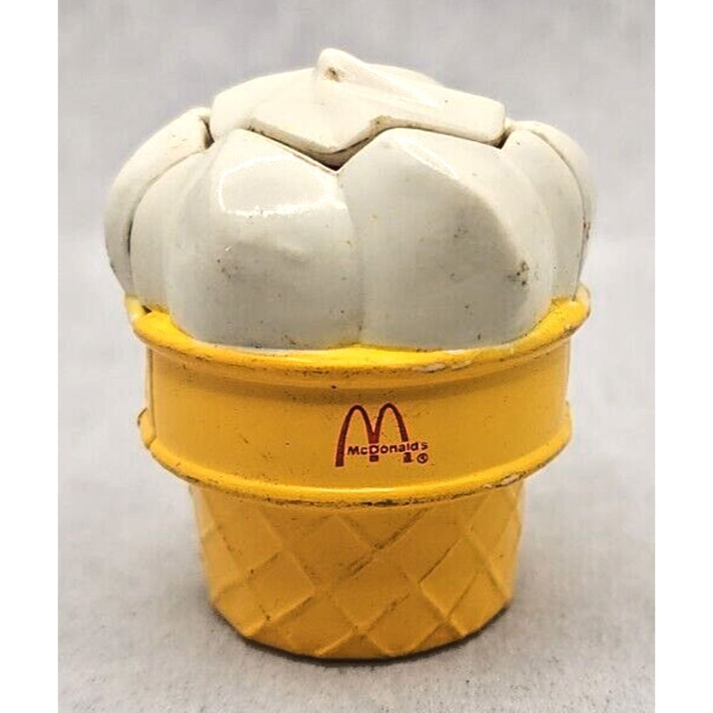 Vintage 1988 McDonald's Ice Cream Cone‎ Transforming Happy Meal Toy U193